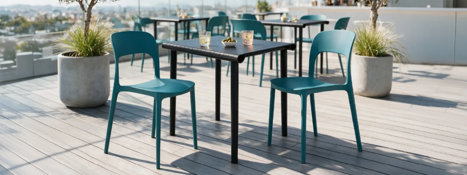 Sillas para terraza de bar: qué resiste el sol y la lluvia