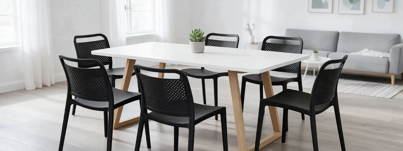 Cómo elegir sillas de comedor: medidas, alturas y estilos